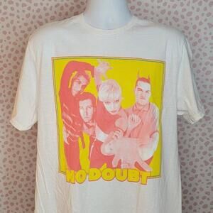 No Doubt Band Tee Yellow Photo Unisex Tee
